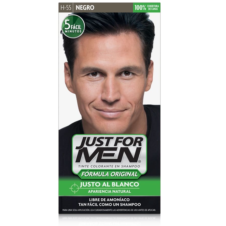 Imagen de Tinte just for men cabello negro #25 28 g
