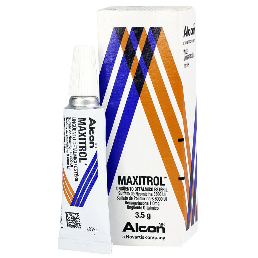 Imagen de Maxitrol 1mg/3500ui dyvenpro especialidades ophta ungüento oftálmico