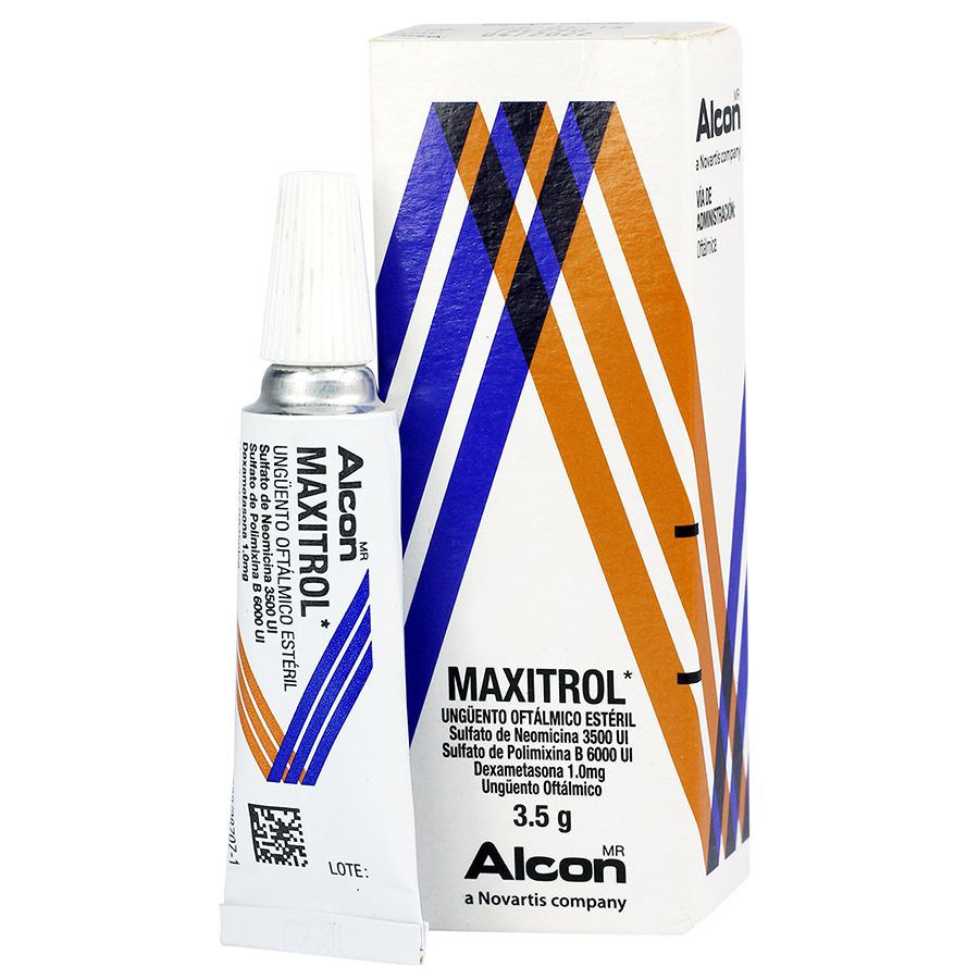 Imagen de  MAXITROL 3500 UI x 1 mg DYVENPRO OPHTA Ungüento Oftálmico