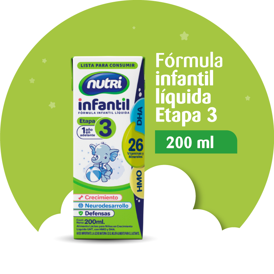 Imagen de  Fórmula Infantil NUTRI INFANTIL Etapa 3  Líquido 37948 200 ml