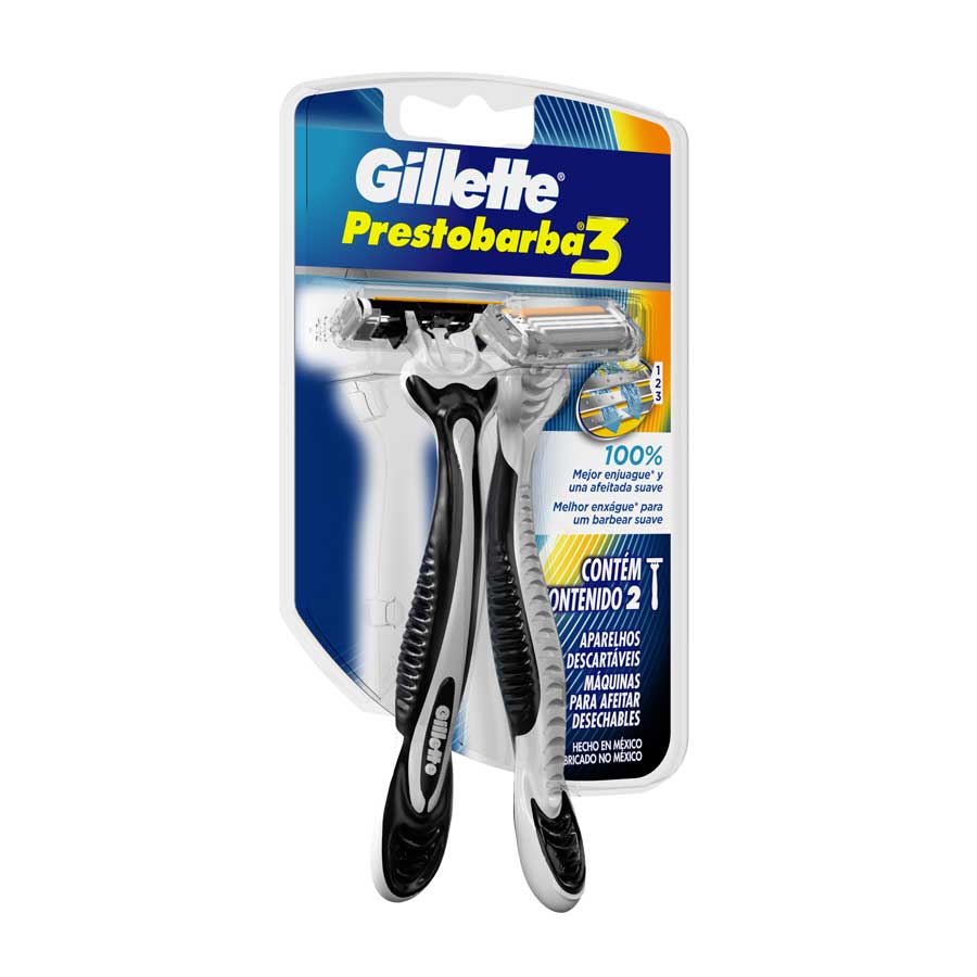 Imagen de  Afeitadora Desechable GILLETTE 3 38392 2 unidades