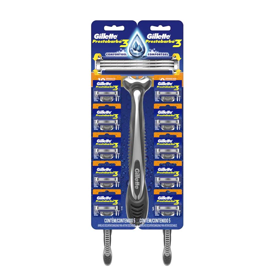 Imagen de  Afeitadora Desechable GILLETTE 3 38764 10 unidades