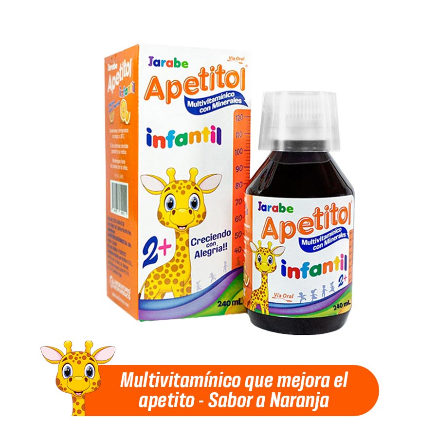 Imagen de Multivitaminico apetitol jarabe 240ml