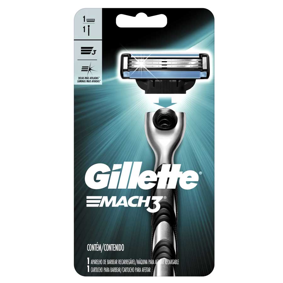 Imagen de Afeitadora gillette mach3 turbo victory