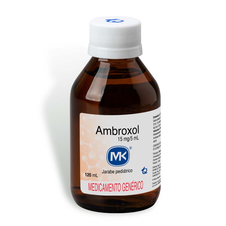 Imagen de  AMBROXOL 15 mg Jarabe 120 ml