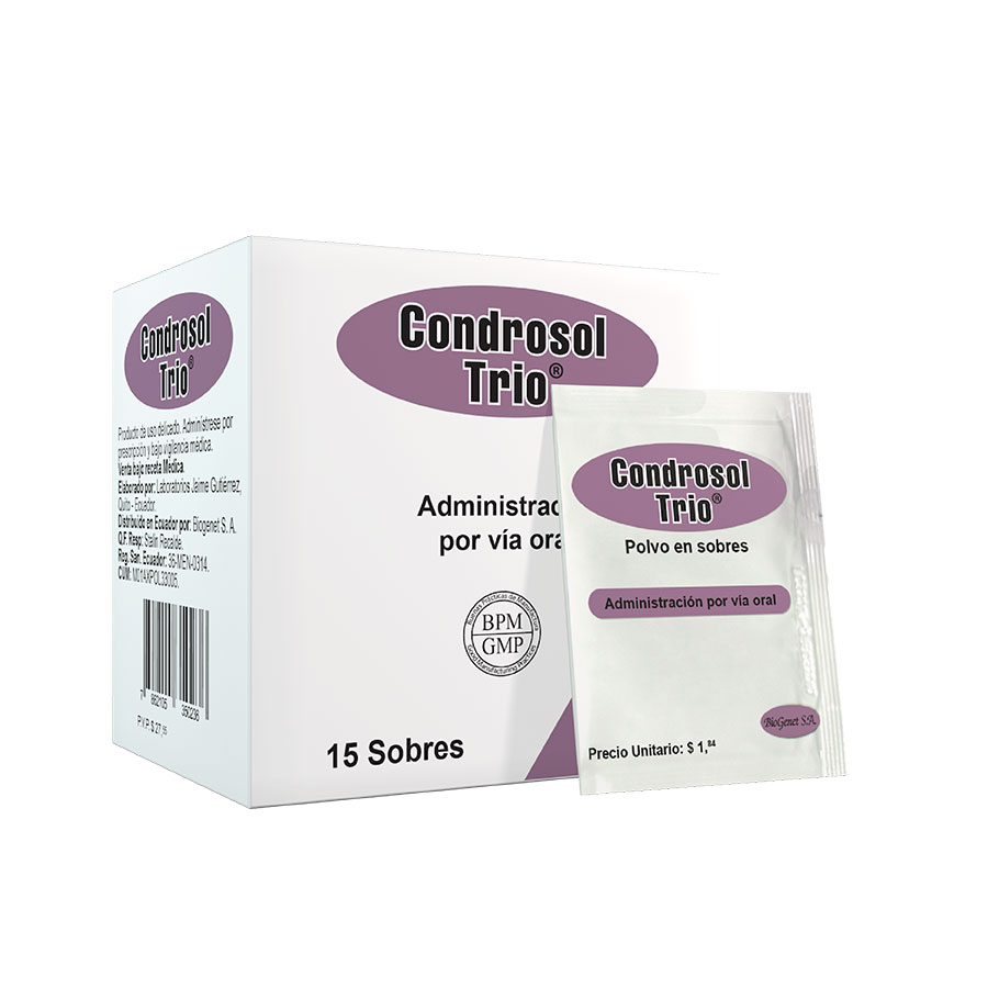 Imagen de Condrosol 1500/1200mg Biogenet En Polvo