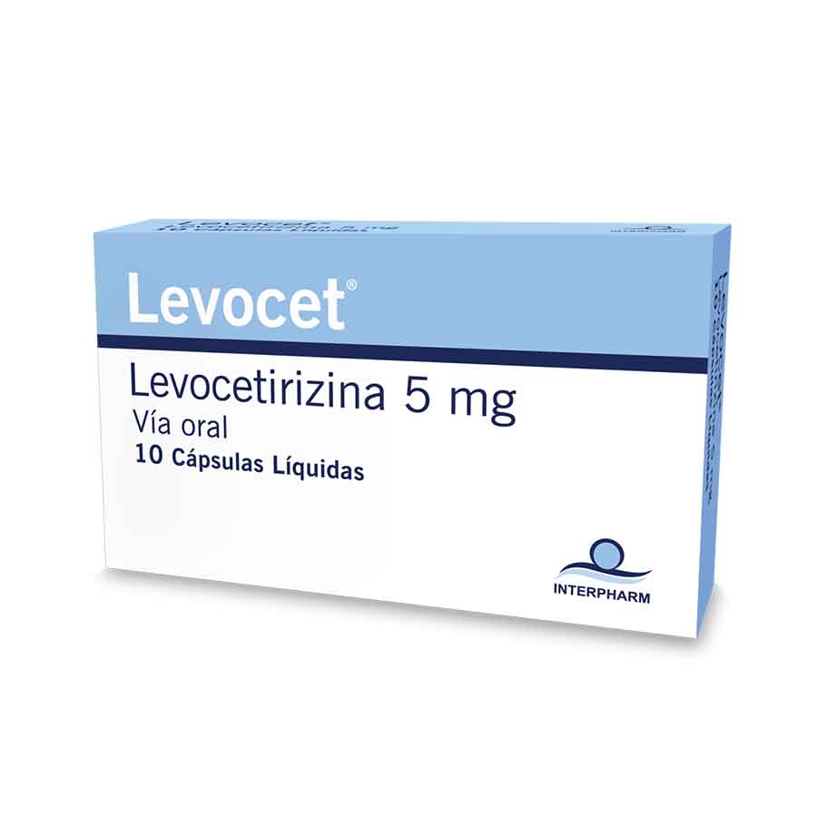 Imagen de  LEVOCET 5 mg Cápsulas Blandas x 10