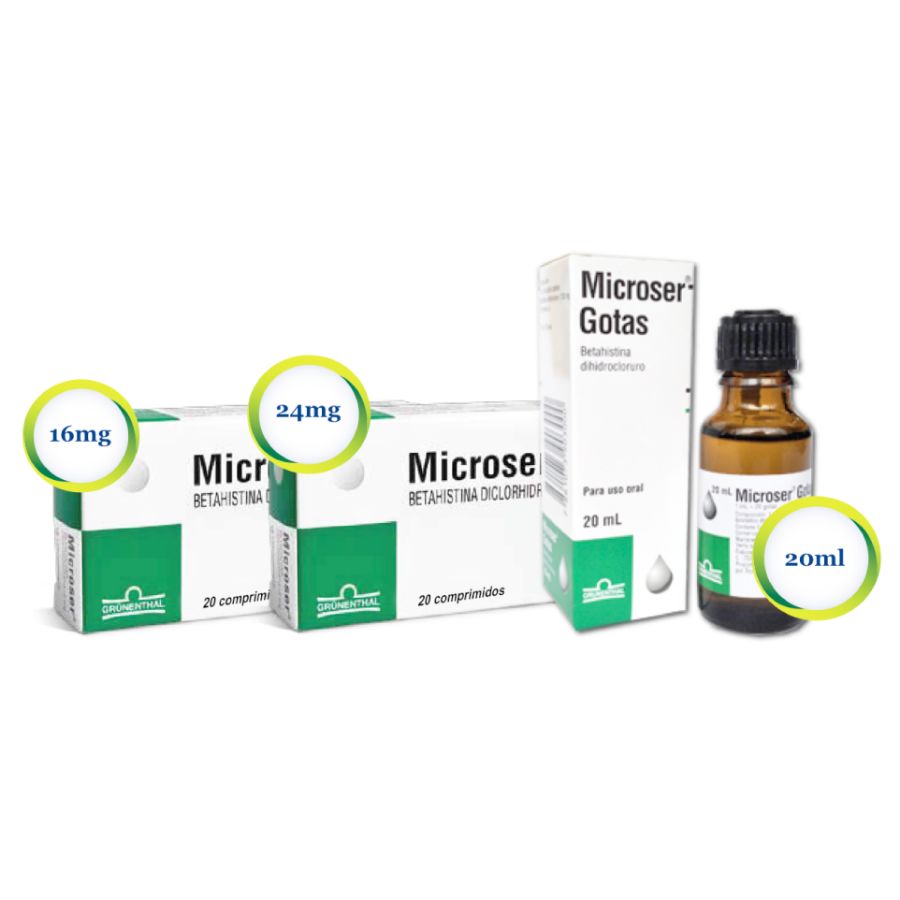 Imagen de  MICROSER 16 mg GRUNENTHAL x 20 Tableta