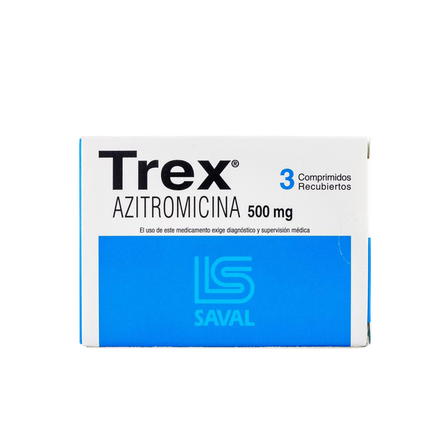 Imagen para  TREX 500 mg ECUAQUIMICA x 3 Comprimidos                                                                                         de Pharmacys