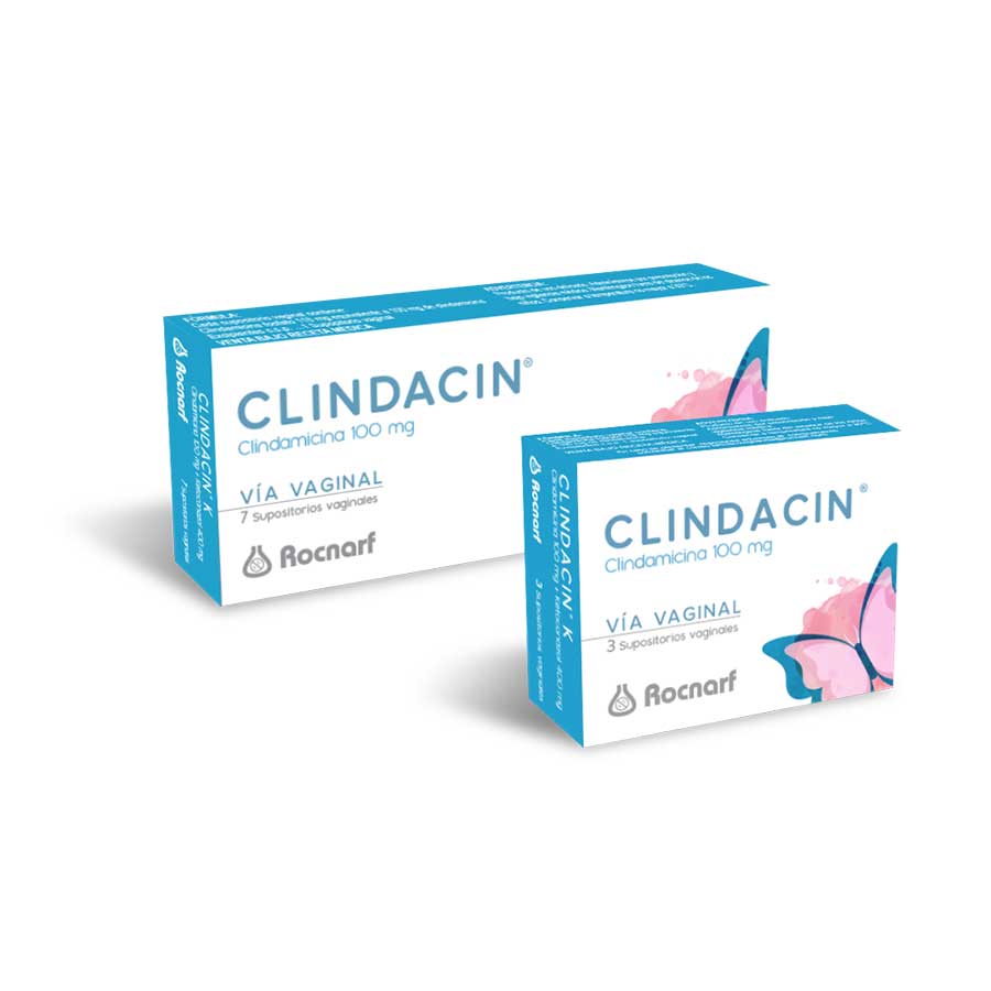 Imagen para  CLINDACIN 100 mg ROCNARF x 7 Óvulos                                                                                            de Pharmacys