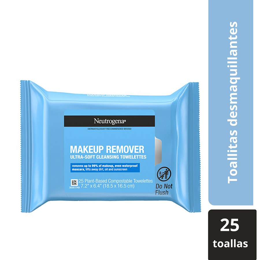 Imagen de  Toallita Desmaquillante NEUTROGENA Repuesto 41188 25 U