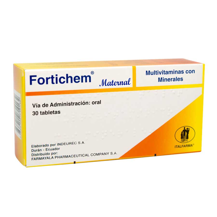 Imagen para  FORTICHEM ITALFARMA x 30 Tableta                                                                                                de Pharmacys