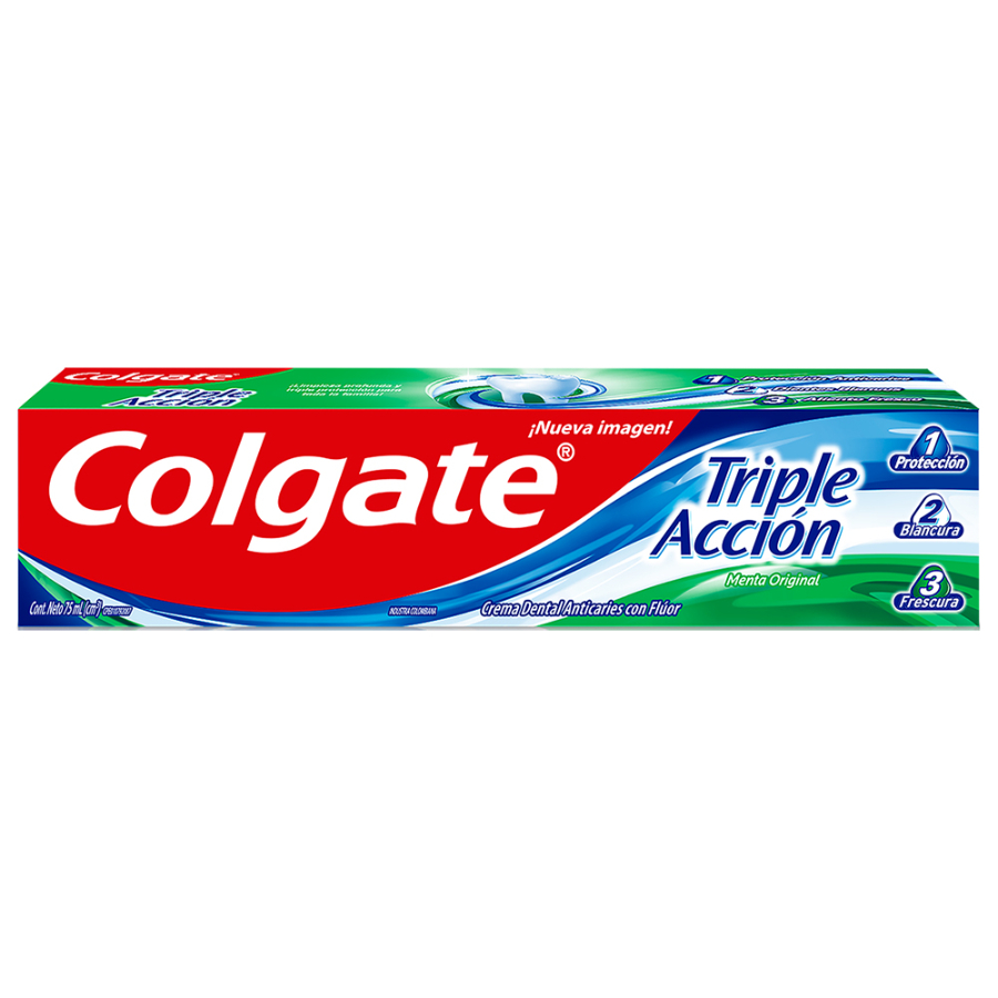 Imagen de Crema dental colgate triple acción 75 ml