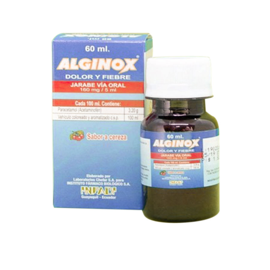 Imagen de Alginox 160mg/5ml infabi jarabe