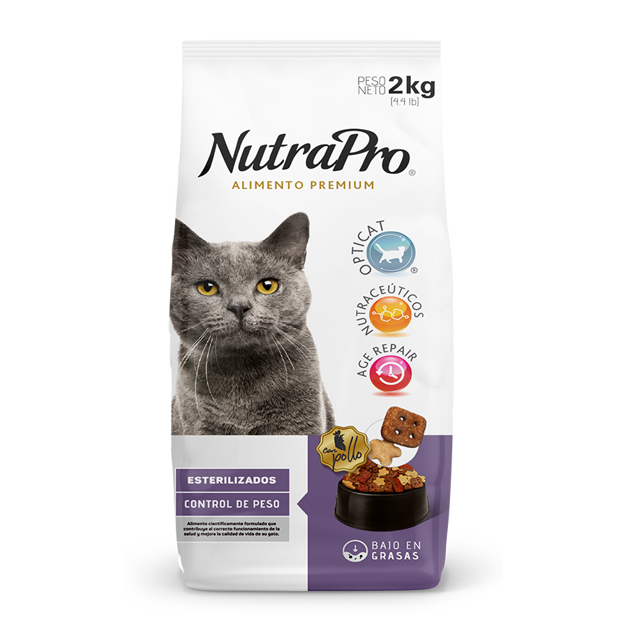 Imagen de Alimento para gatos nutrapro pollo 2 kg
