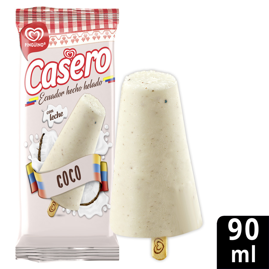 Imagen de  PINGÜINO Paleta Helado Casero Coco 90 ML 44429