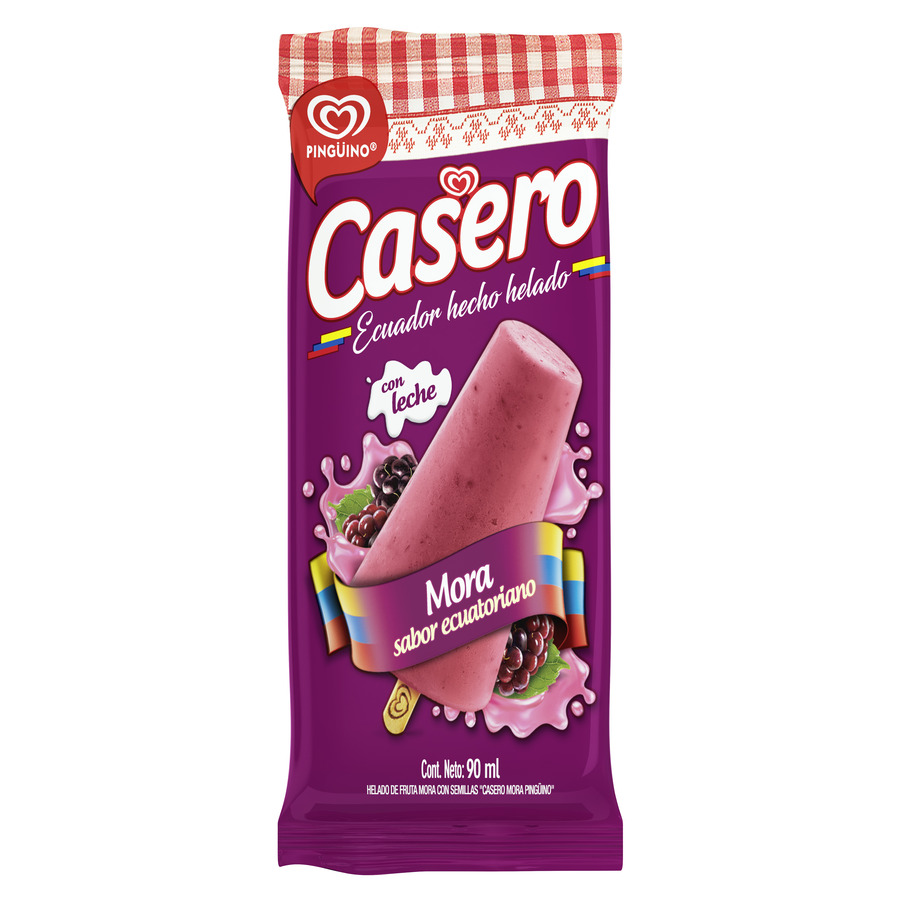 Imagen de  PINGÜINO Paleta Helado Casero Mora 90 ML 44430