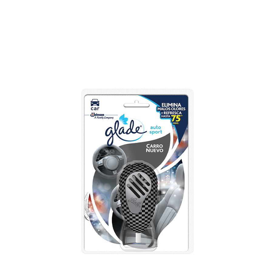 Imagen de  Ambientador GLADE Auto Sport Carro Nuevo 4481 Auto Sport Carro Nuevo 7 ml