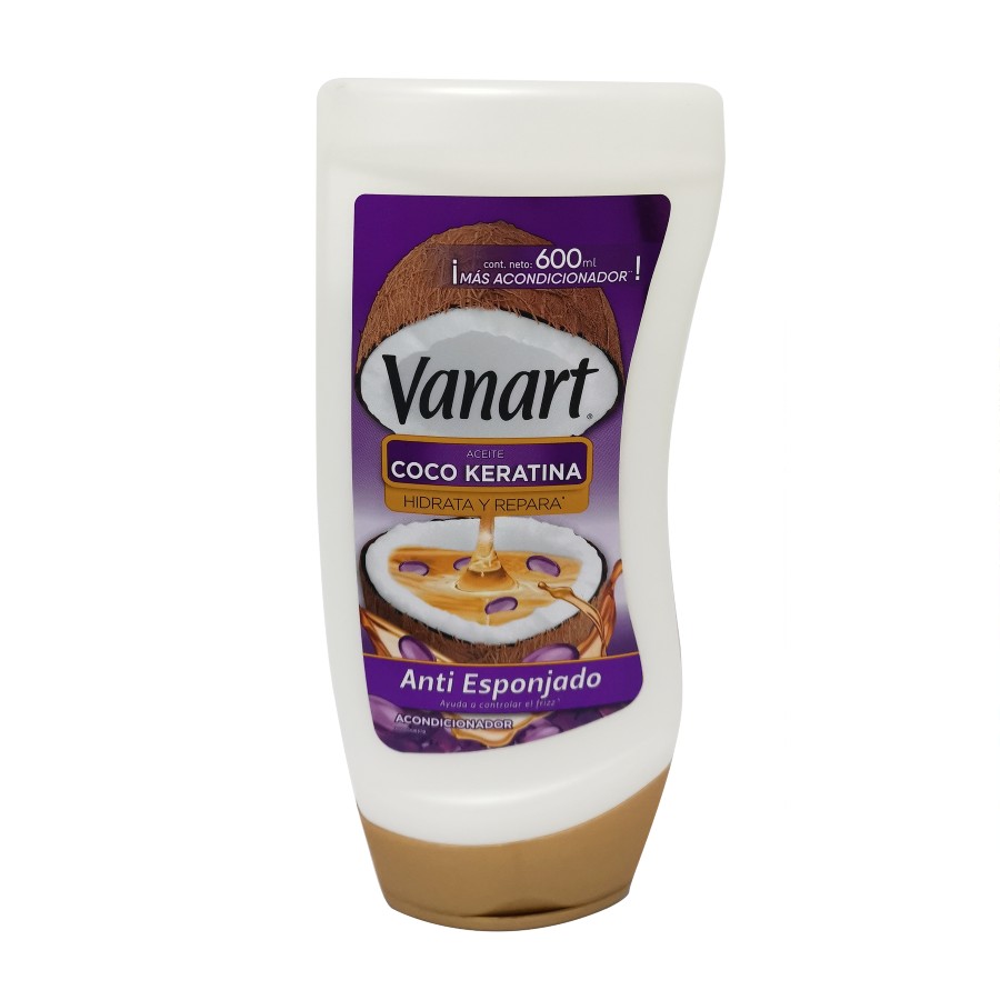 Imagen de Acondicionador vanart coco keratina antiesponjado 600ml