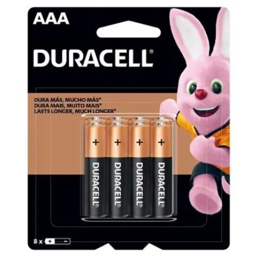 Imagen de  Pila DURACELL Blister AAA 4491 8 unidades