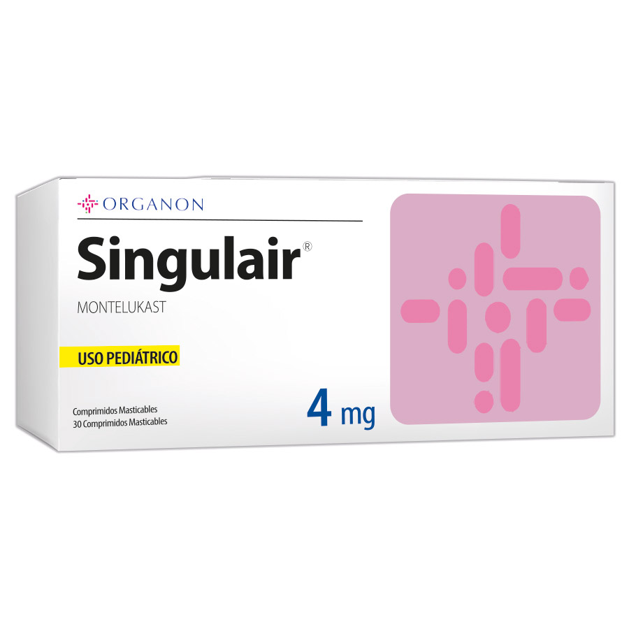 Imagen para  SINGULAIR 4 mg x 30 Comprimido Masticable                                                                                       de Pharmacys