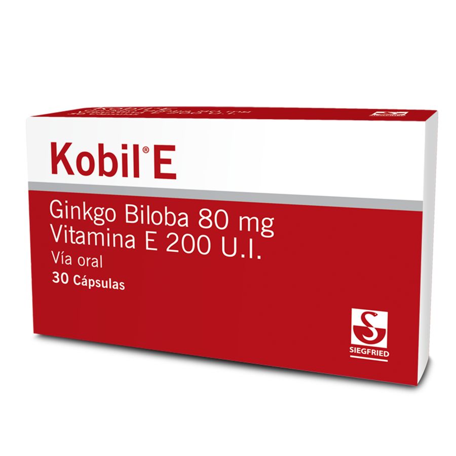 Imagen de  KOBIL 80 mg x 200 UI x 30 E Cápsulas