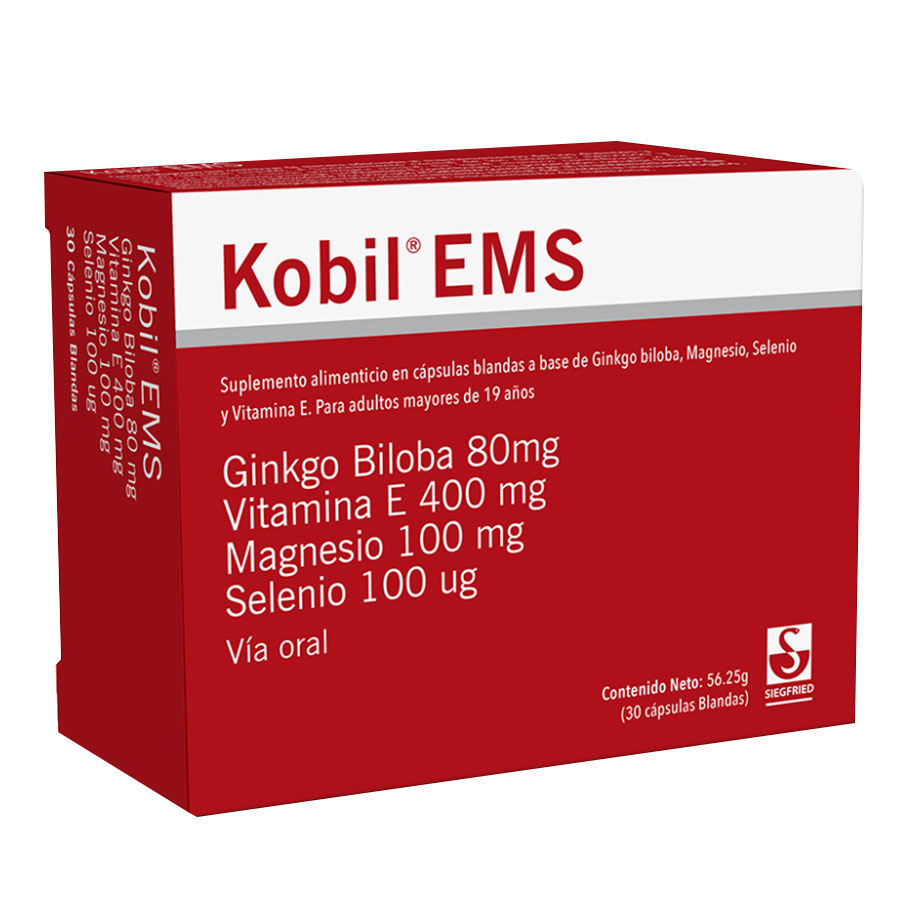 Imagen de Kobil Ems 86 Mg 200 Cápsulas 30