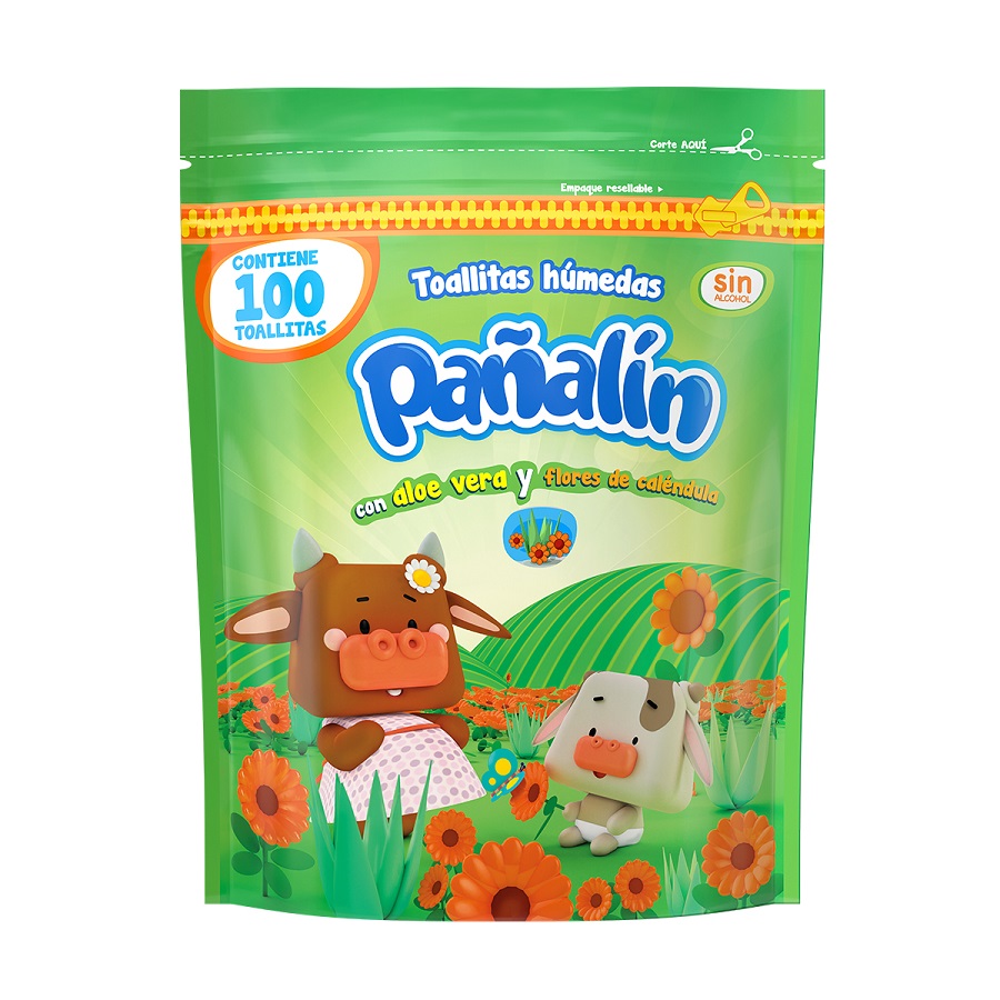 Imagen de Toallita húmeda pañalin a-ver cal doy x 100