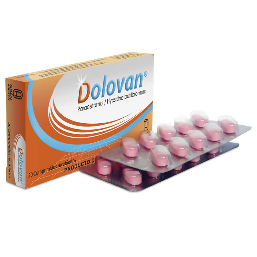 Imagen para  DOLOVAN 500 mg x 10 mg DYVENPRO x 20 Comprimidos                                                                                de Pharmacys