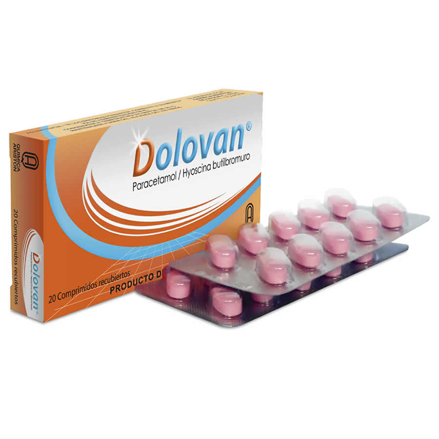 Imagen de Dolovan 500 mg x 10 mg comprimidos x 20