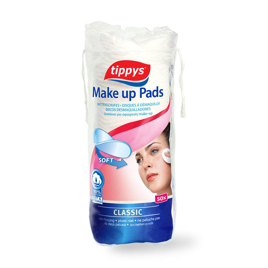 Imagen de Desmaquillante tippys soft pads 50 pads