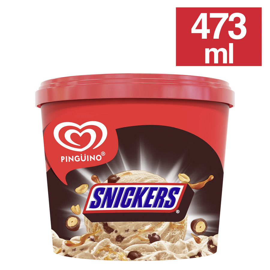 Imagen de Helado pingüino snickers 473ml
