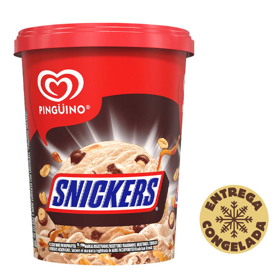 Imagen de  PINGÜINO Helado Snickers 900 ML 46655