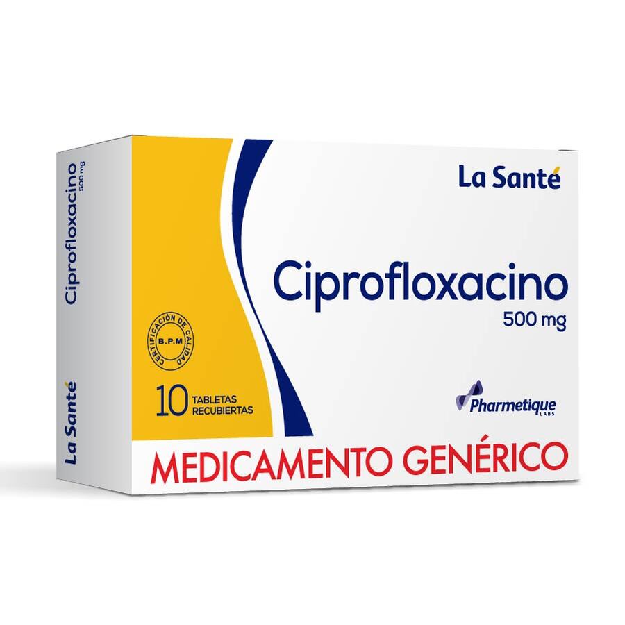 Imagen para  CIPROFLOXACINA 500 mg x 10 Tableta                                                                                              de Pharmacys