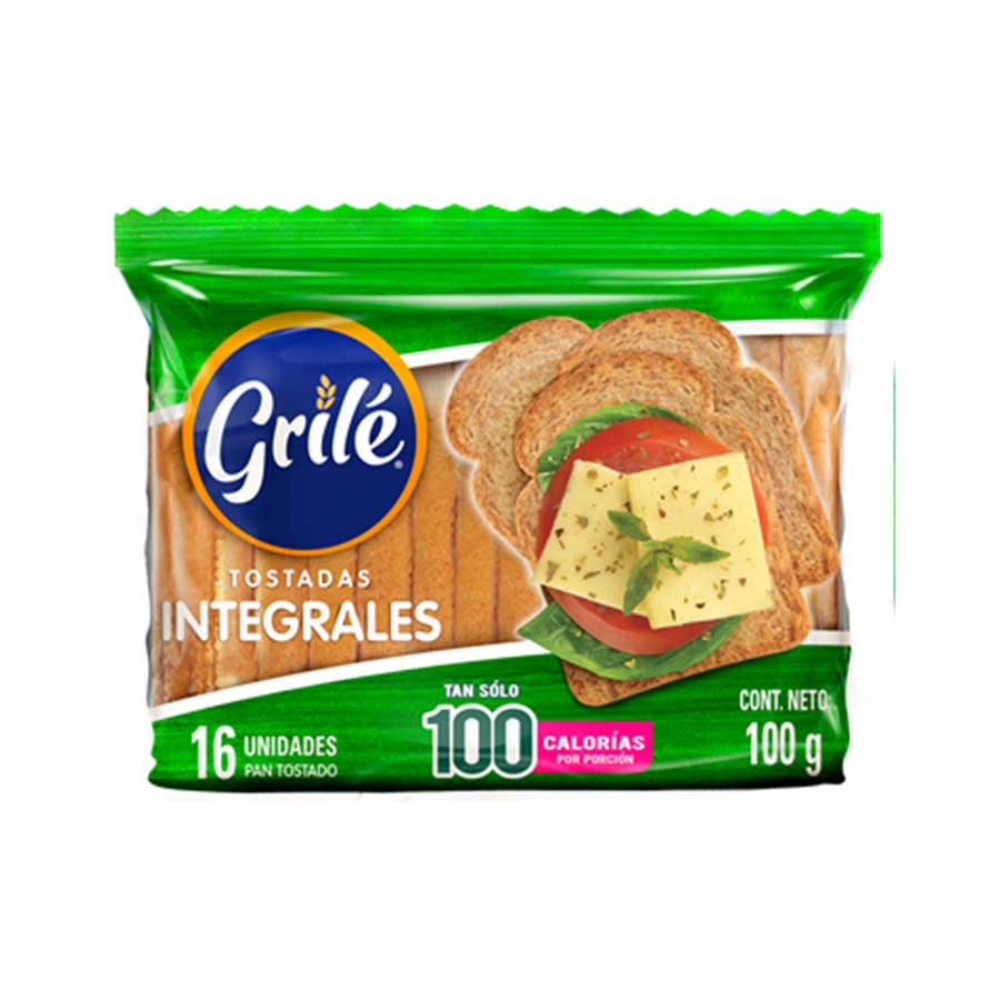 Imagen de  Tostadas GRILE Integral 46997 100 g