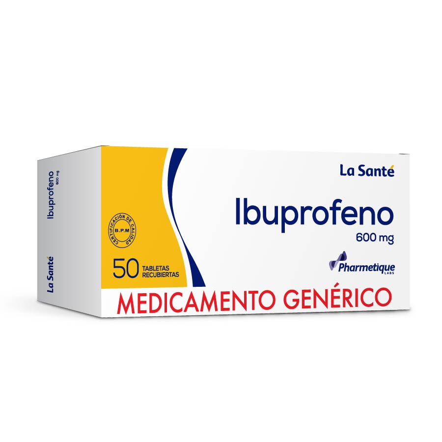 Imagen para  IBUPROFENO 600 mg x 50 Cápsulas                                                                                                de Pharmacys