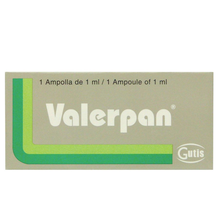 Imagen de  VALERPAN 2 mg x 5 mg GUTIS Ampolla Inyectable