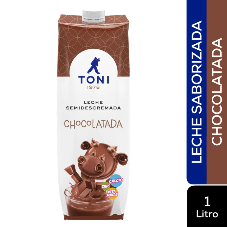 Imagen de  Leche TONI Saborizada Chocolate 47421 1LT