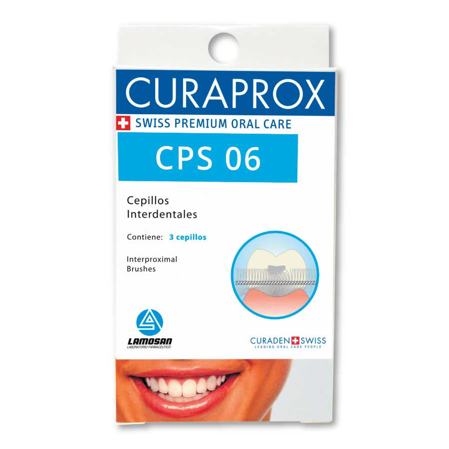Imagen de Cepillo interdental curaprox cps 06 3 unidades