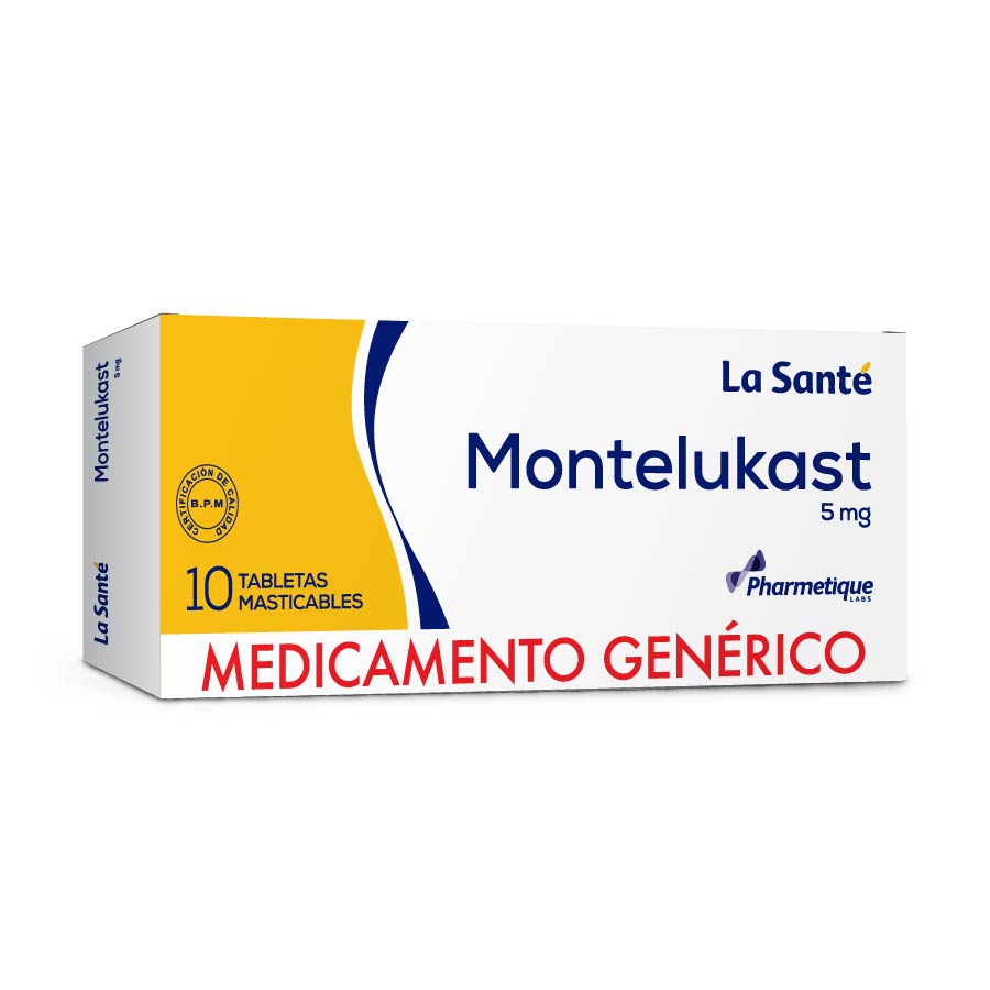 Imagen de Montelukast 5mg la sante tabletas masticables
