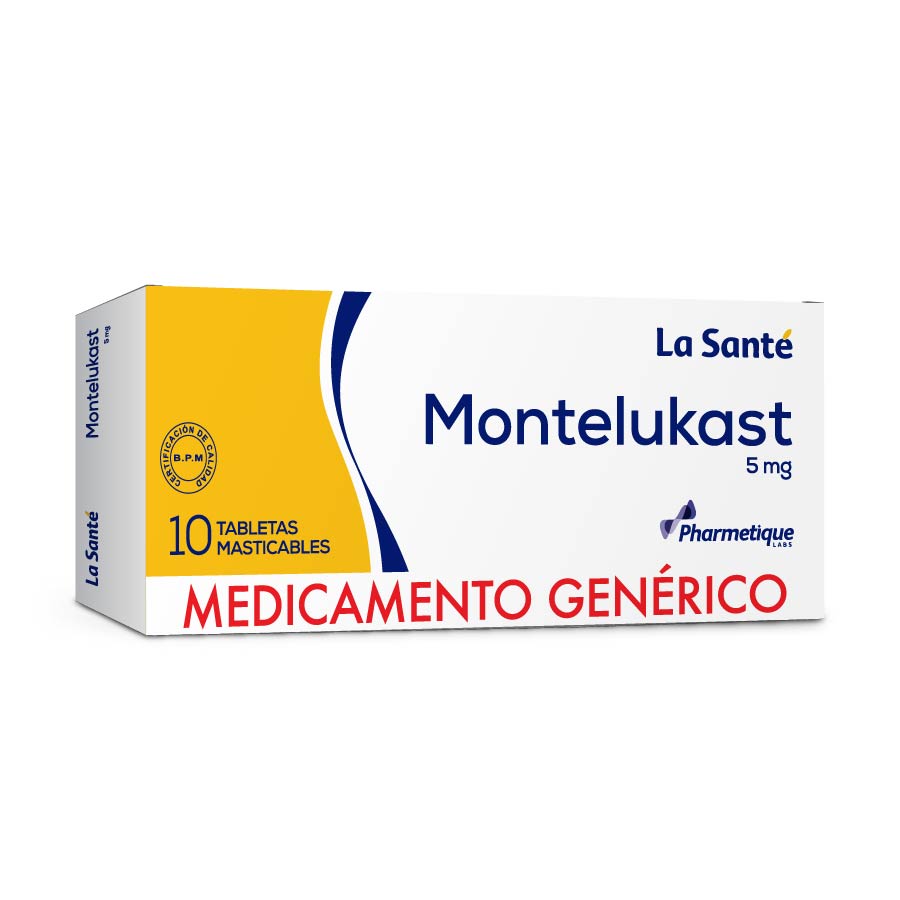 Imagen de  MONTELUKAST 5 mg x 10 Tabletas Masticables