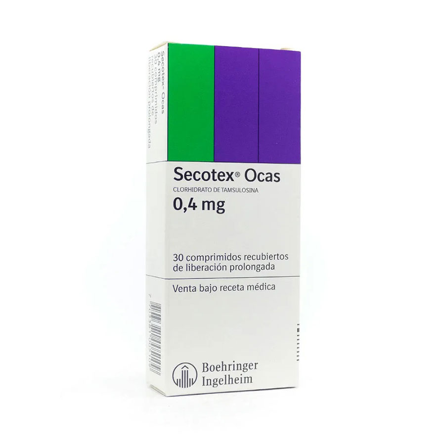 Imagen para  SECOTEX 0,4 mg BOEHRINGER INGELHEIM  x 10 Comprimido Recubierto                                                                 de Pharmacys