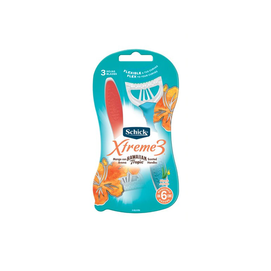 Imagen de Afeitadora schick xtreme 3 piel delicada 6 unidades