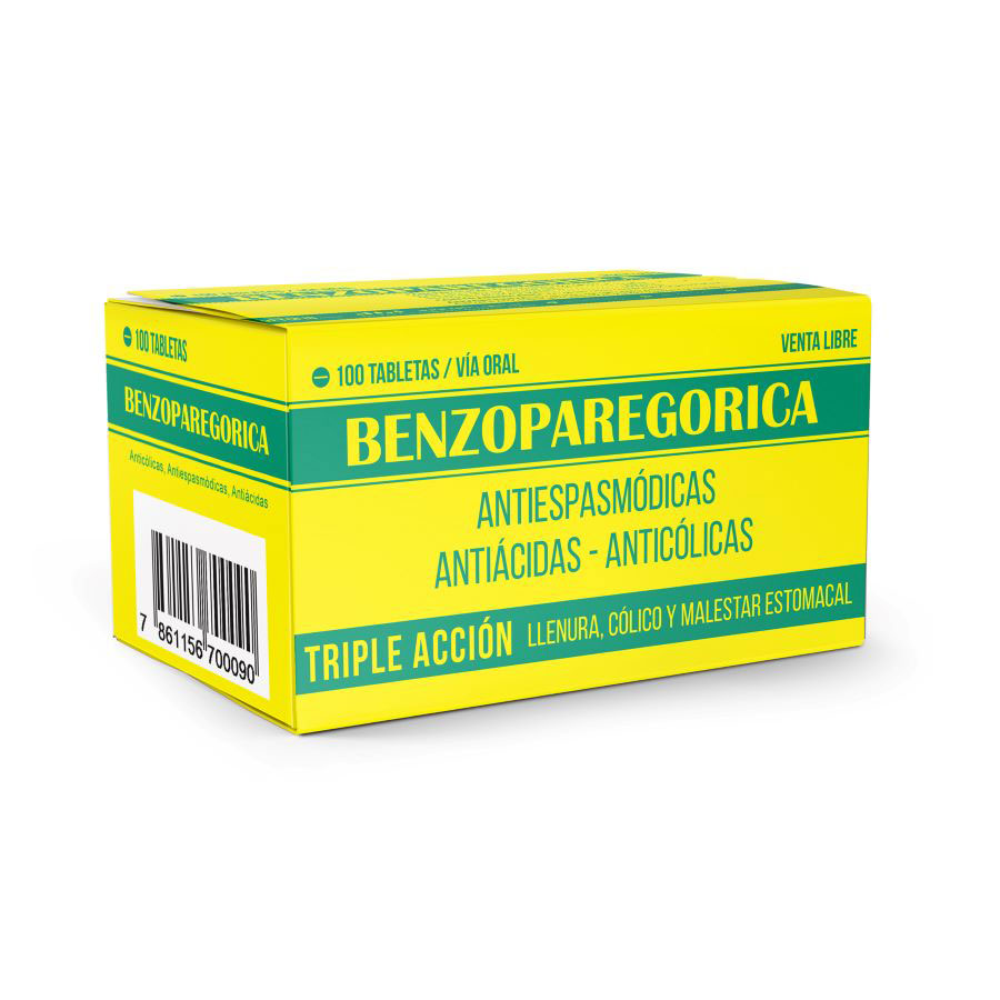 Imagen para  BENZOPAREGORICA 250 mg TOFIS x 100 Tableta                                                                                      de Pharmacys