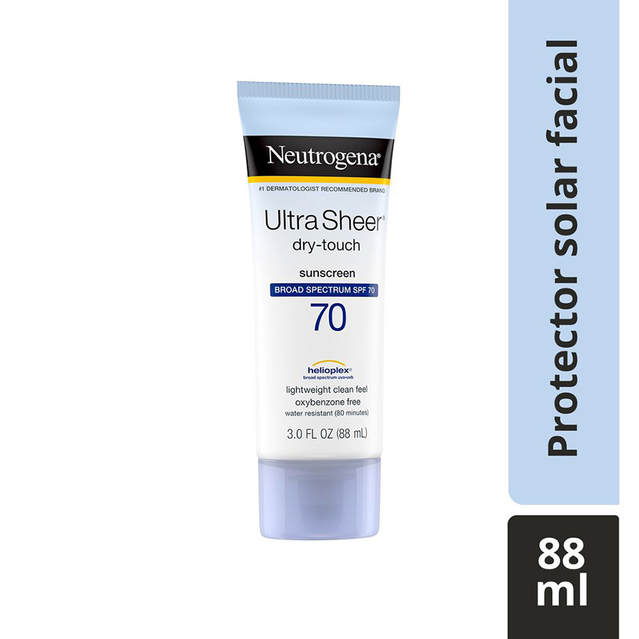 Imagen de  Bloqueador NEUTROGENA Ultra Sheer 49629 FPS 70 88 ml