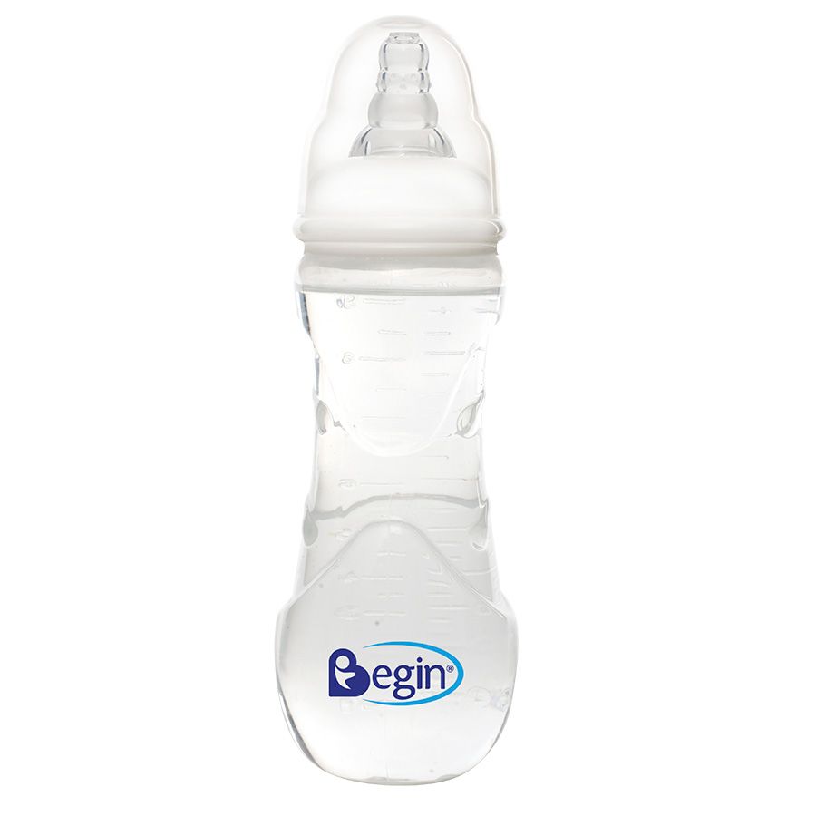 Imagen de  Biberón BEGIN Cuello Standar sin Agarradera de 9 oz 4982 270 ml