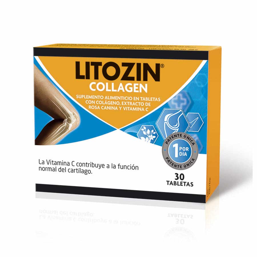 Imagen de  LITOZIN Collagen 140 mg x 500 mg x 12 mg Cápsulas x 30