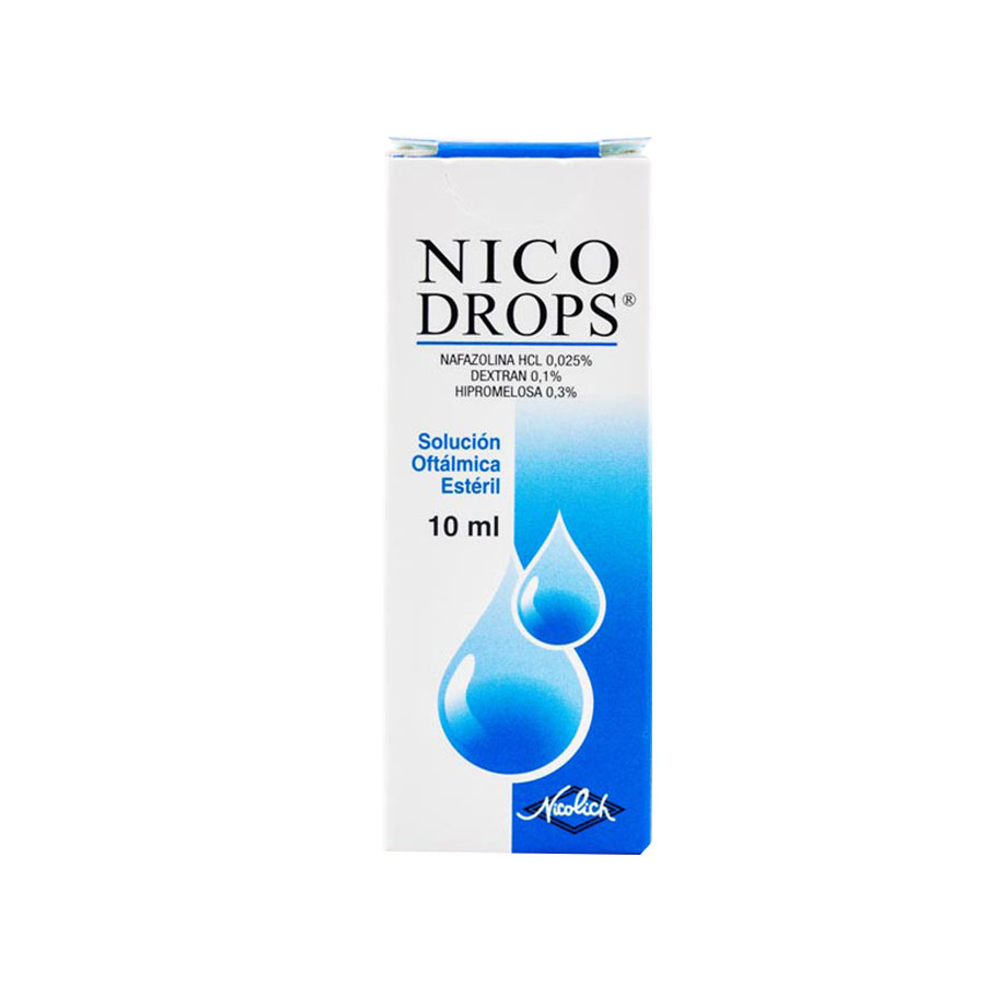 Imagen de Nico drops 0.025gr ecuaquimica - saval solución oftálmica nicolich