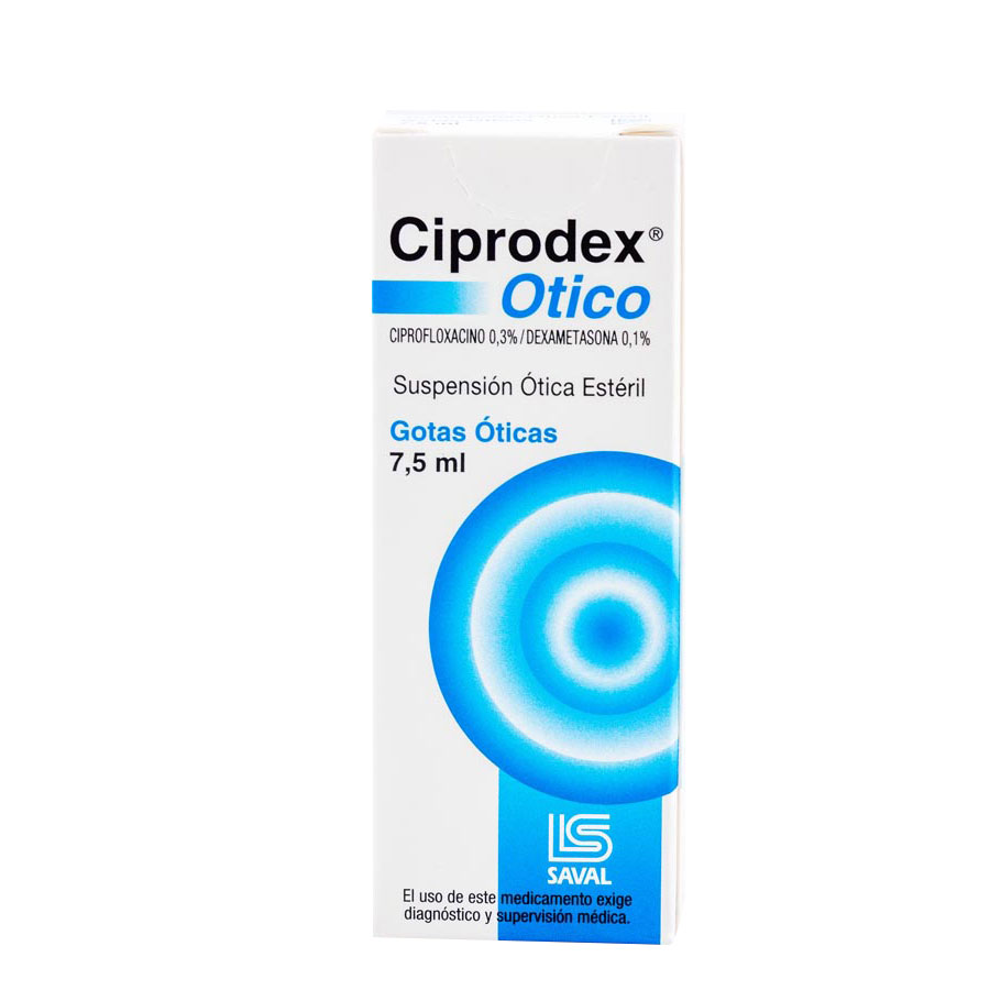 Imagen de Ciprodex 0.3/0.1% ecuaquimica - saval en gotas