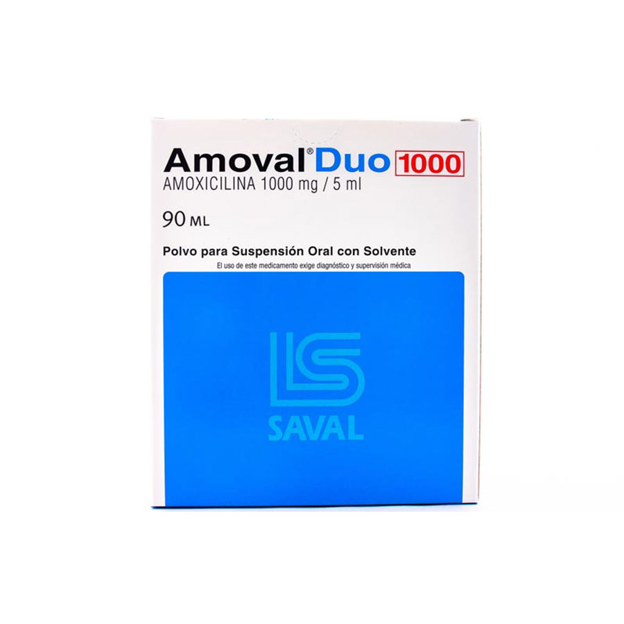Imagen de  AMOVAL 1000 mg/5 ml ECUAQUIMICA Suspensión